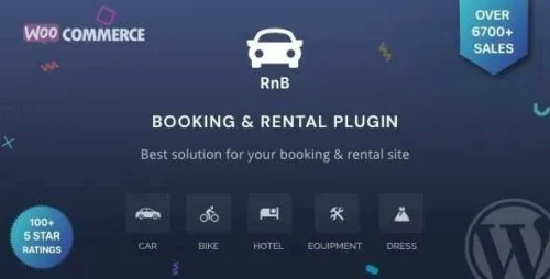 RnB GPL v18.0.1 – WooCommerce Booking & Rental Plugin